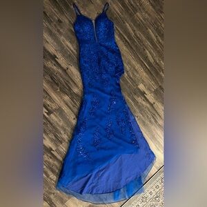 Prom Dress-Royal Blue-US4